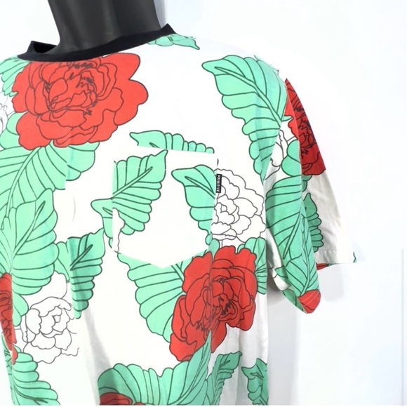 NWT Primitive White Floral Crew Tee XL - Picture 5 of 5